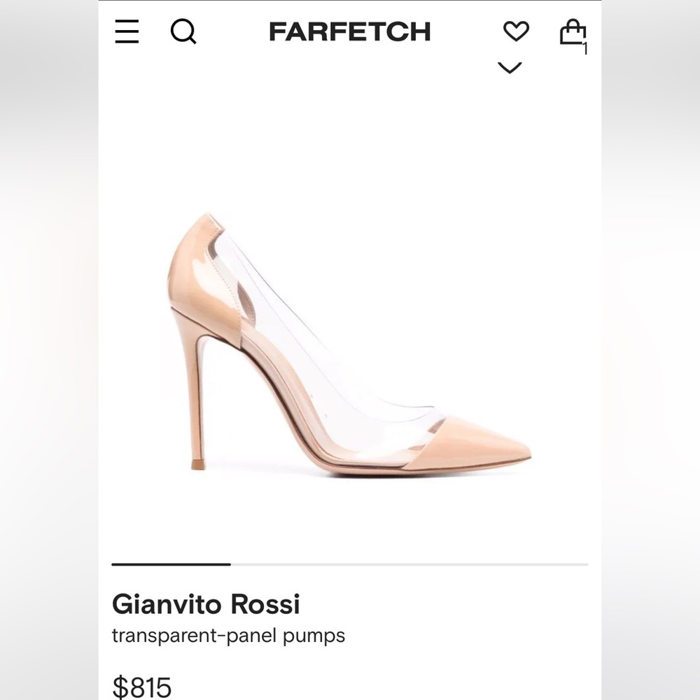 Gianvitto rossi beige pumps